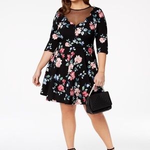 Floral dress.